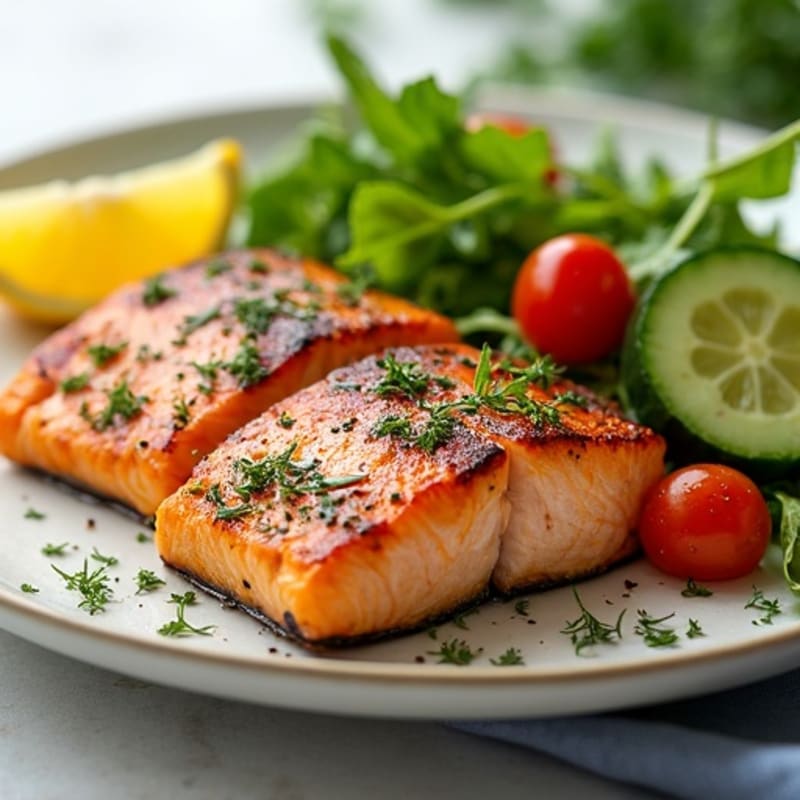 Lemon Herb Grilled Salmon