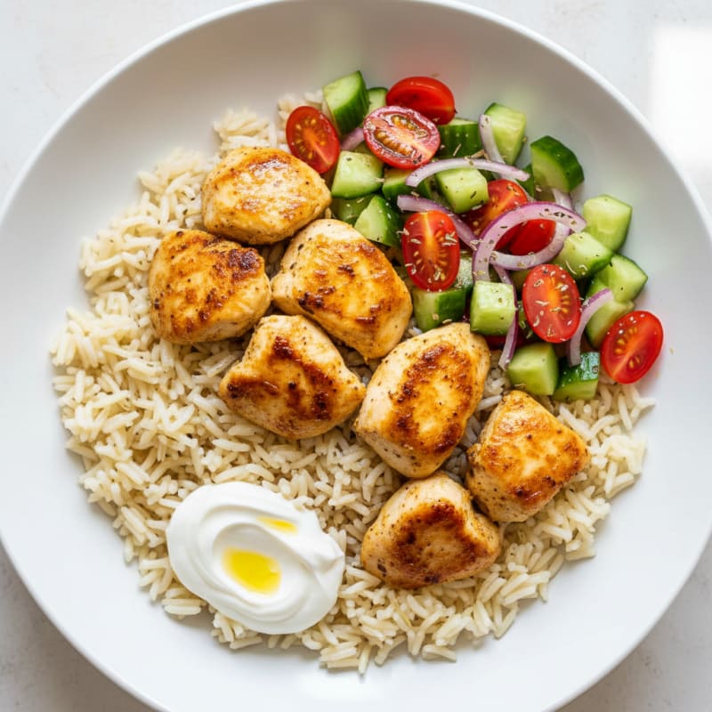 Chicken Shawarma Rice Bowl