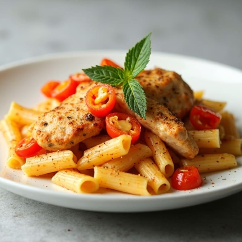 Creamy Cajun Chicken Pasta with Bell Peppers