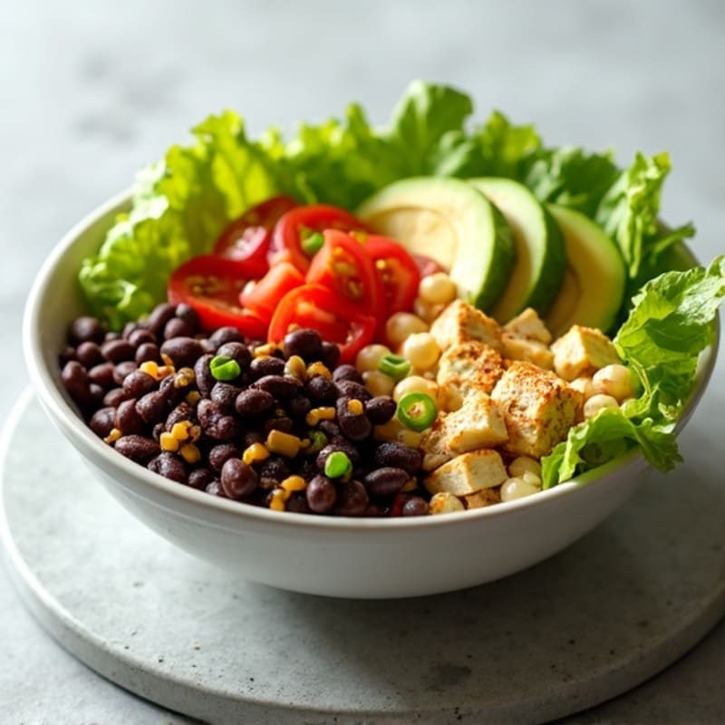 Fresh Black Bean Burrito Bowl