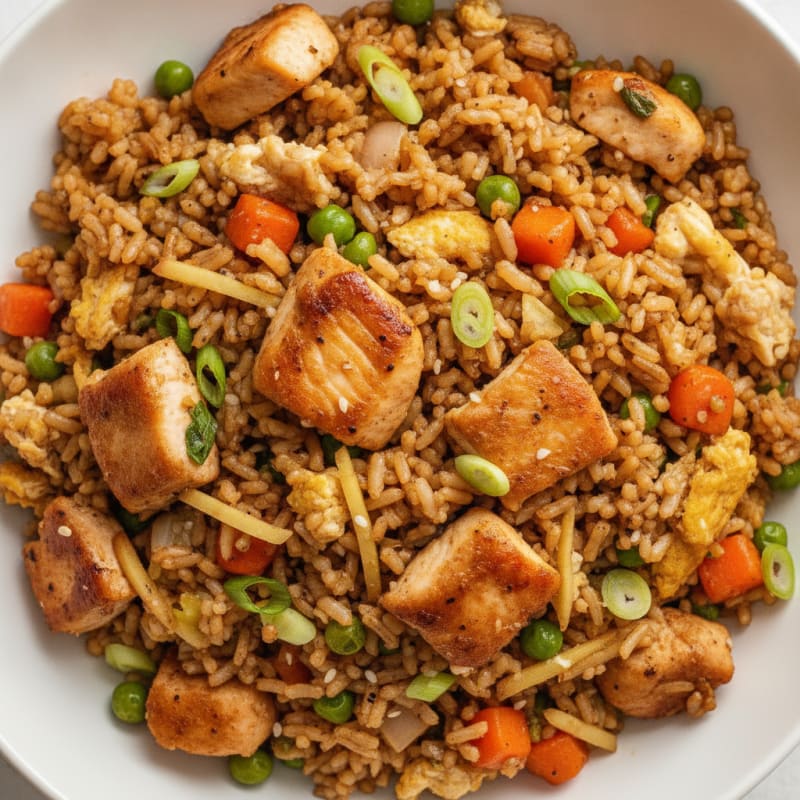 Chicken and Vegetable Fried Rice