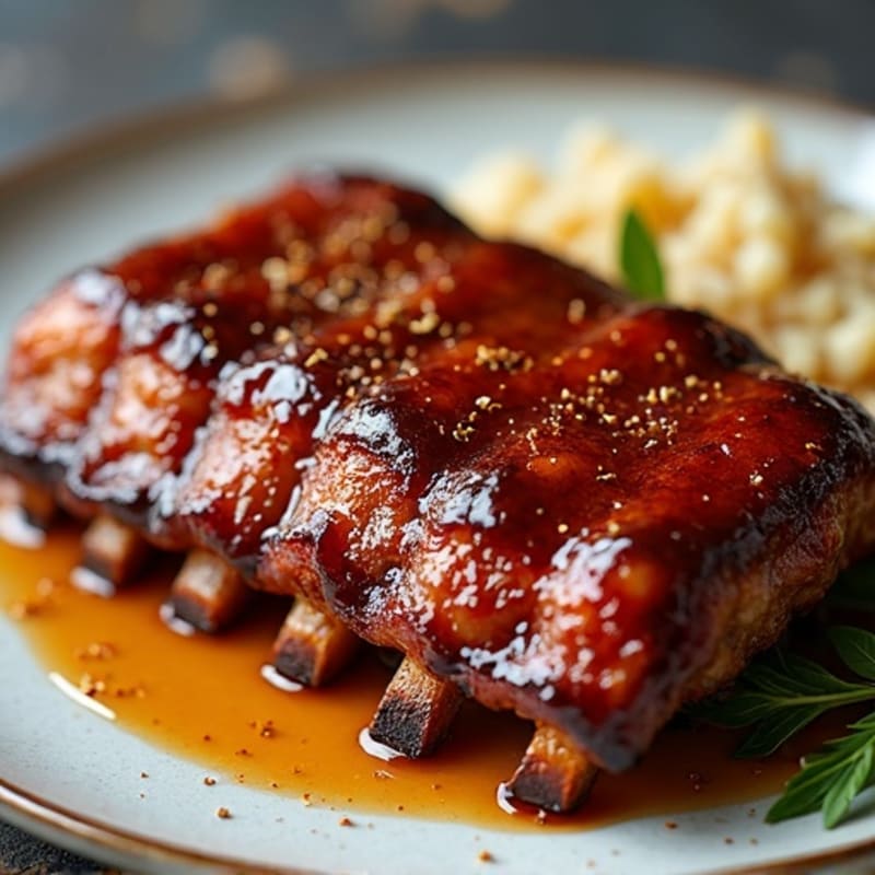 Smoky Maple-Glazed Baby Back Ribs