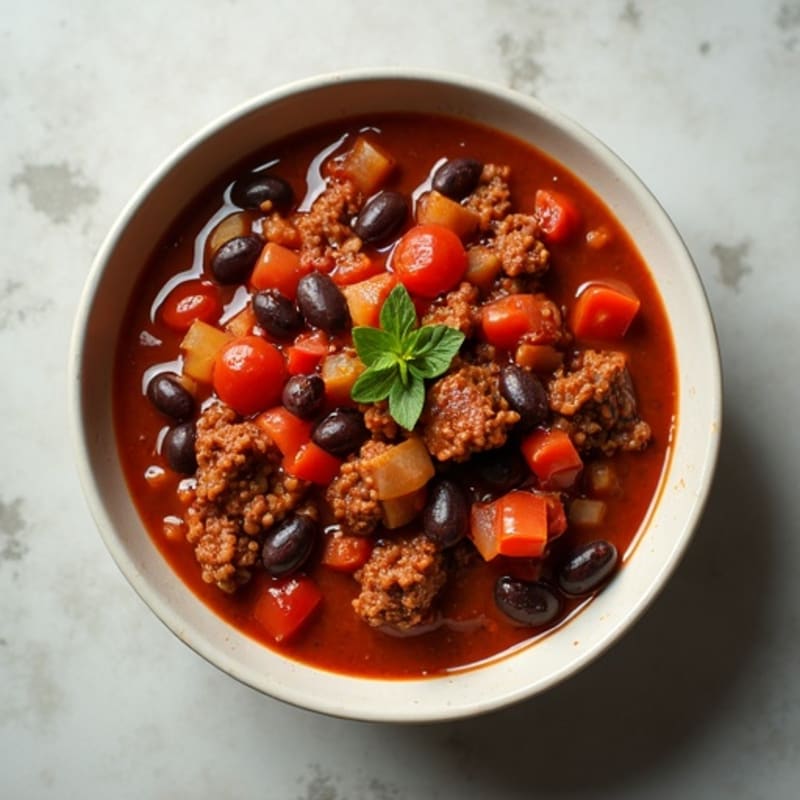 Hearty Lean Beef and Bean Chili