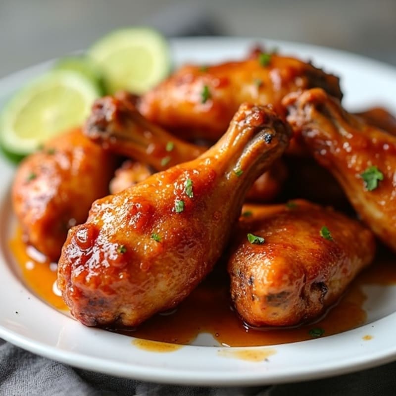 Crispy Honey Glazed Chicken Wings
