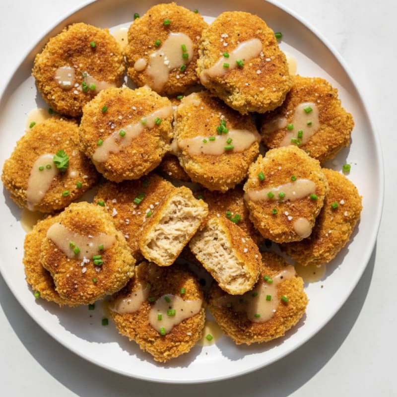 Parmesan Chicken & Egg Baked Nuggets