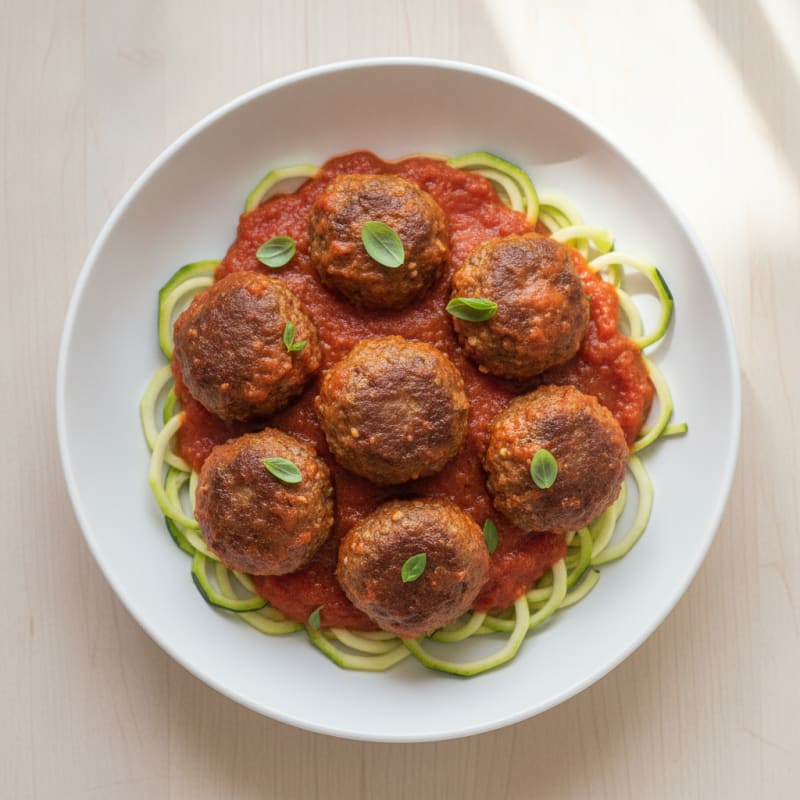 Classic Beef Meatballs in Marinara