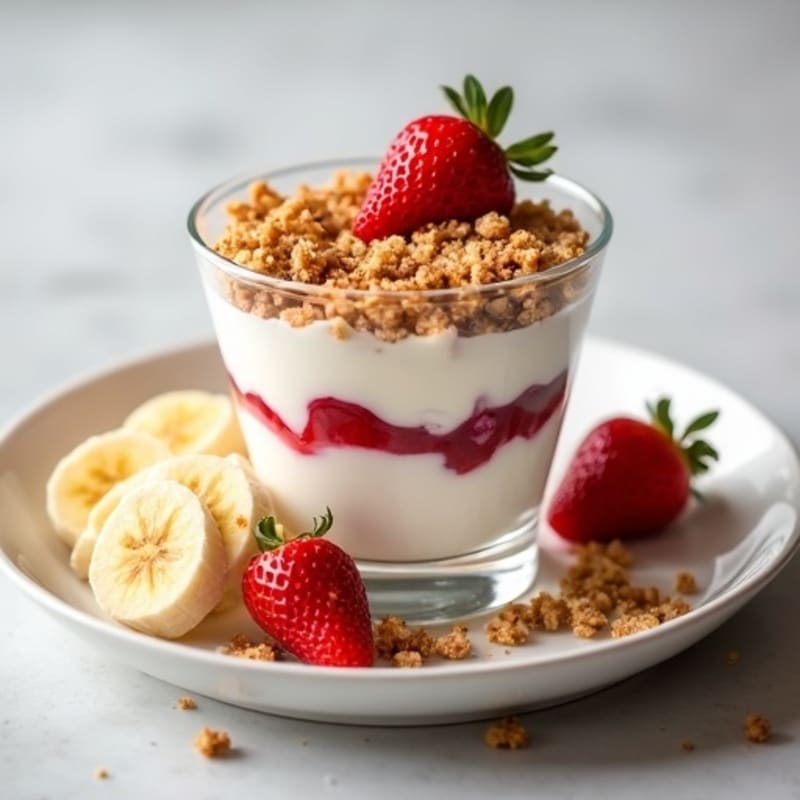 Protein Skyr Parfait with Sourdough Toasted Crumble