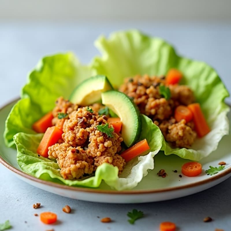 Crispy Spicy Tuna Lettuce Wraps