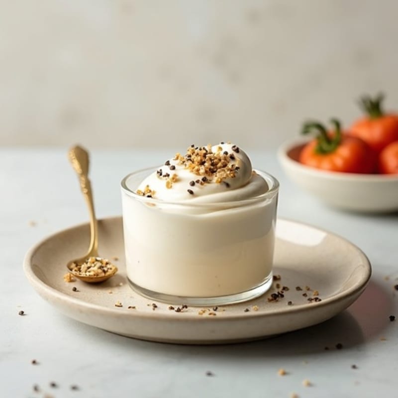 Silky Vanilla Protein Yogurt with Chia Seeds