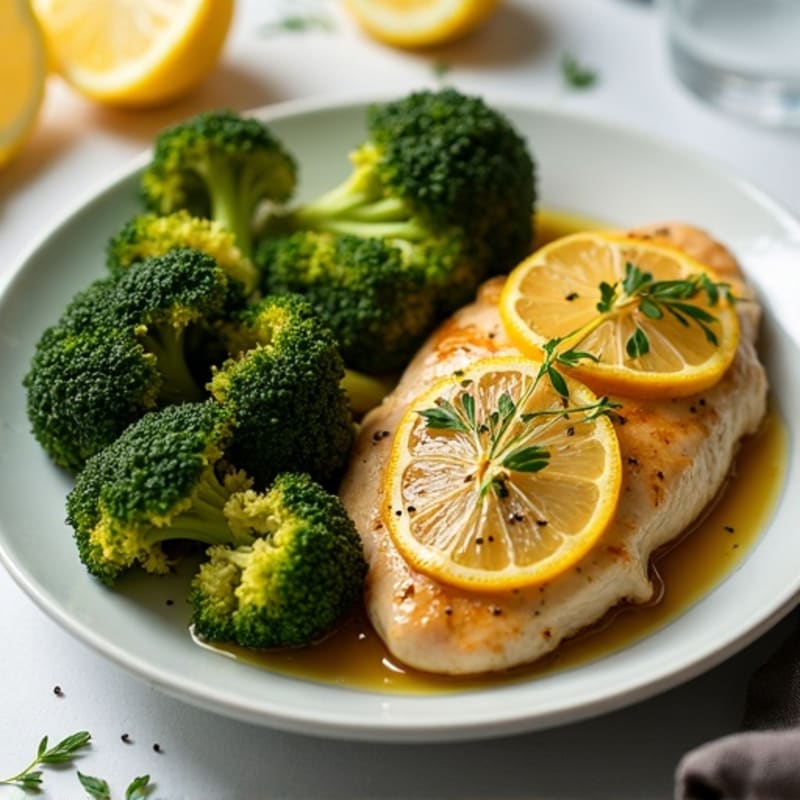 Sheet Pan Lemon-Garlic Chicken with Crispy Roasted Broccoli