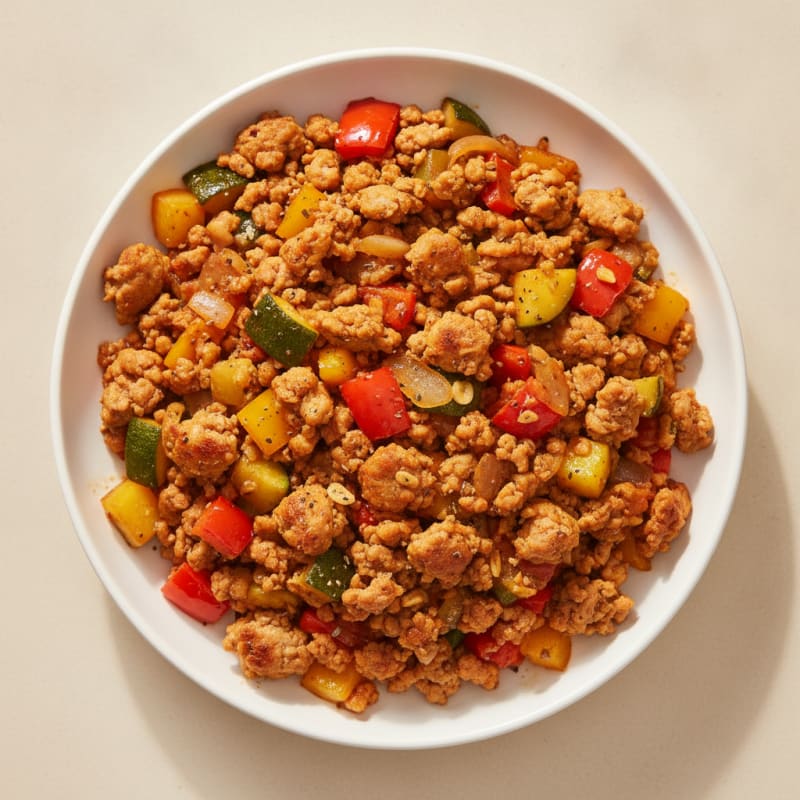 Ground Turkey and Vegetable Skillet