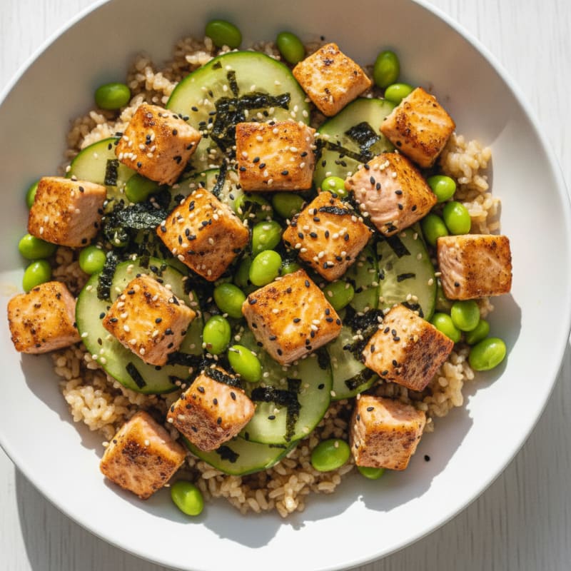 Salmon Sushi Rice Bowl