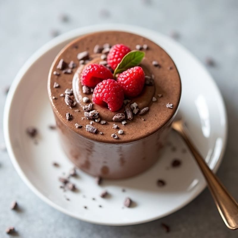 Silky Chocolate Protein Pudding with Greek Yogurt