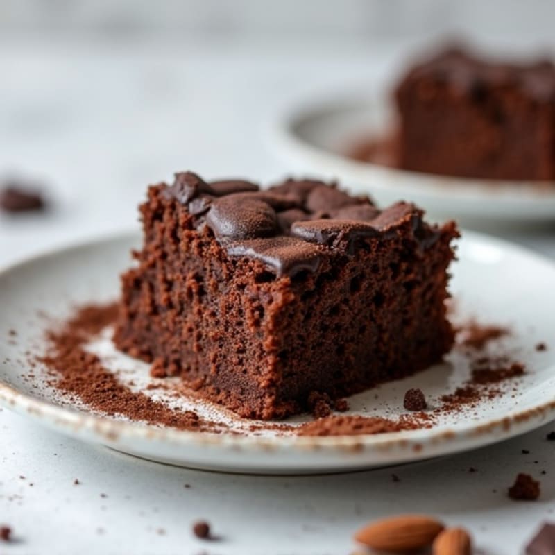 Protein-Rich Dark Chocolate Almond Cake