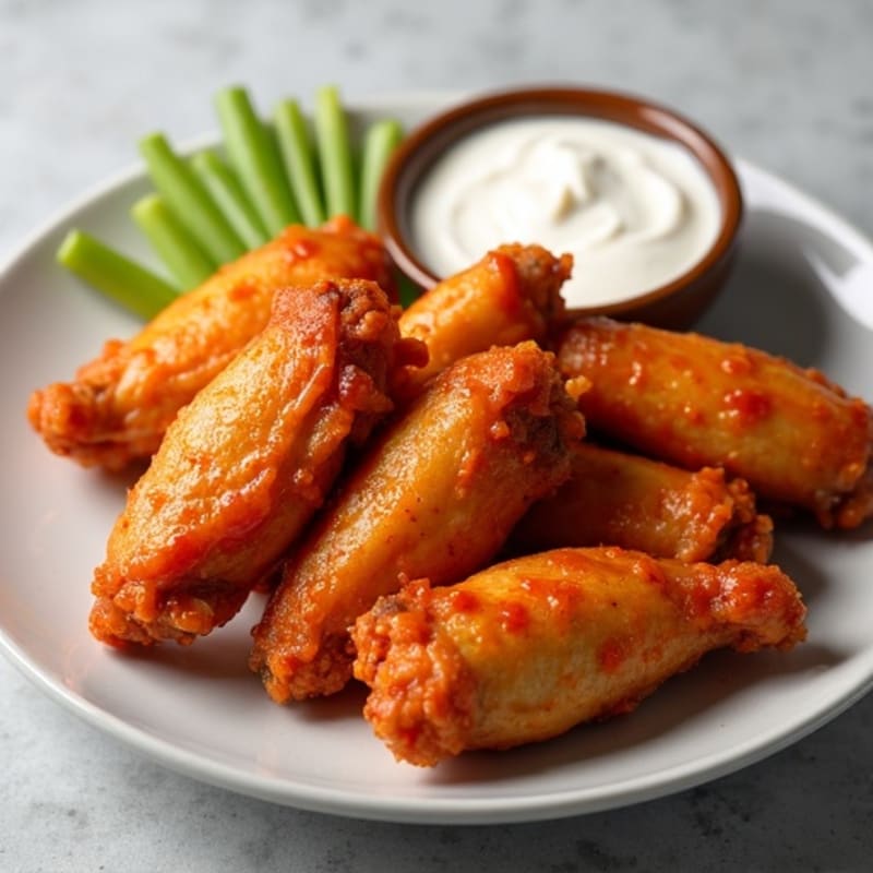 Crispy Baked Buffalo Chicken Wings