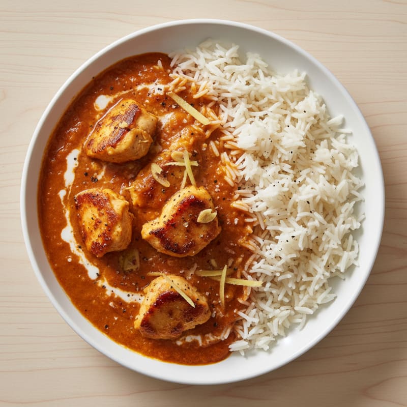 Spiced Butter Chicken with Basmati Rice