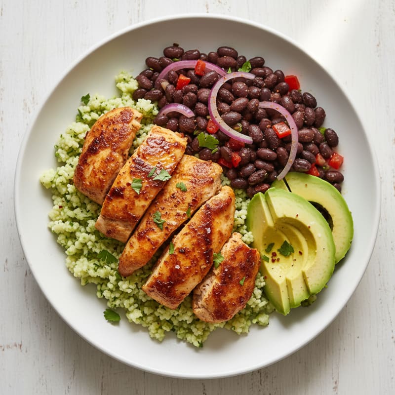 Chipotle Chicken and Black Bean Bowl
