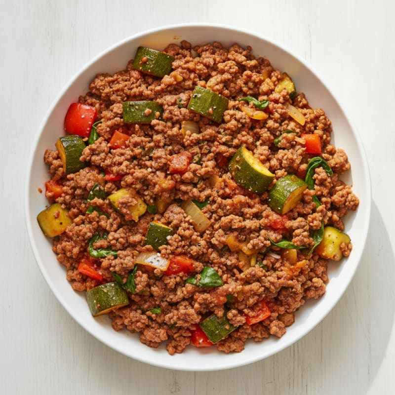 Ground Beef and Vegetable Skillet