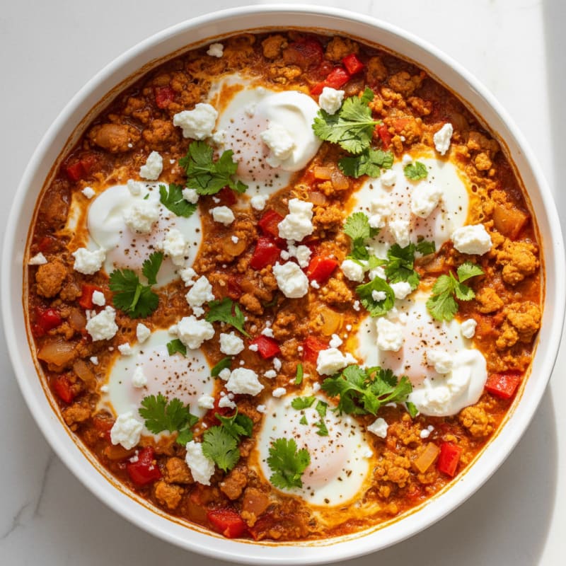 Zesty Baked Shakshuka with Feta