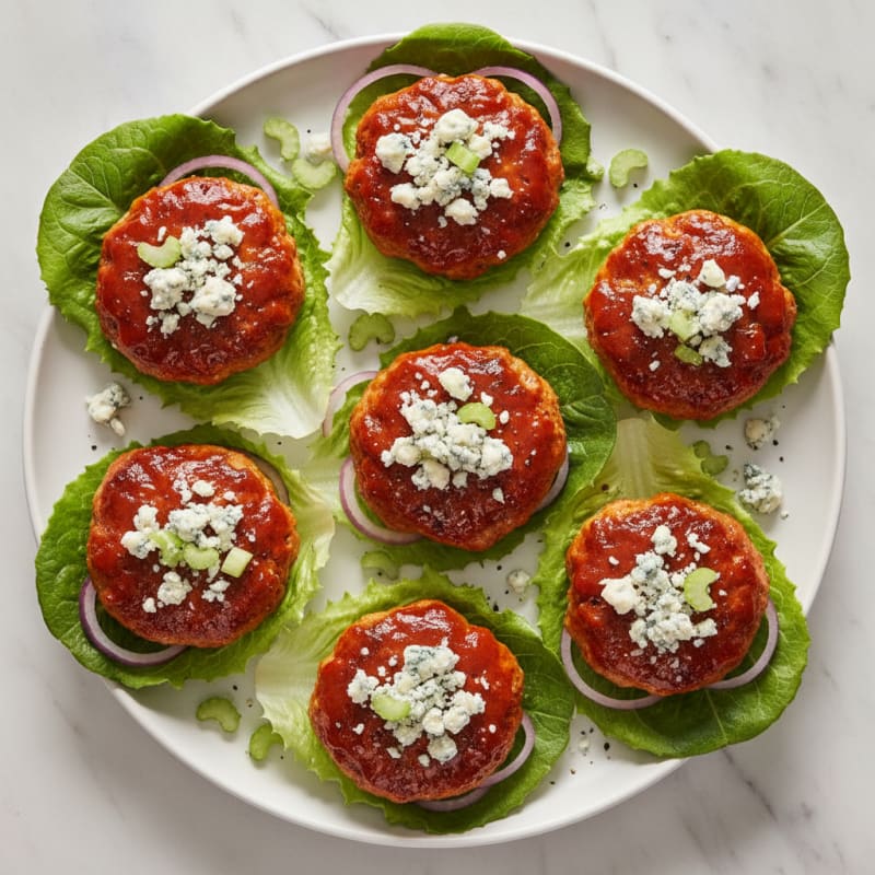 Buffalo Blue Cheese Burgers