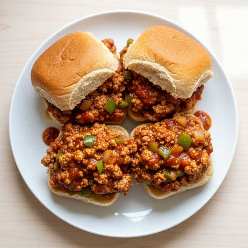 Sweet and Tangy Sloppy Joe Sliders