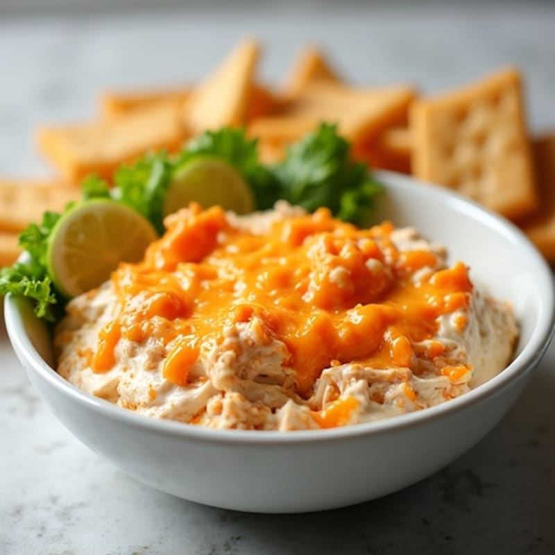 Creamy Greek Yogurt Buffalo Chicken Dip