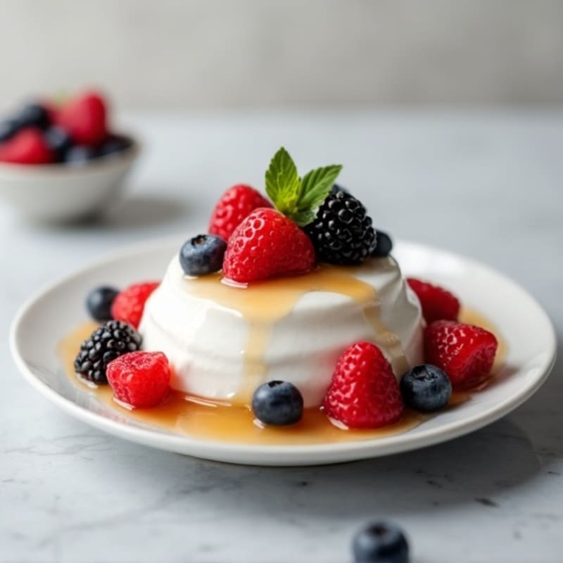 Creamy Protein Yogurt with Mixed Berries