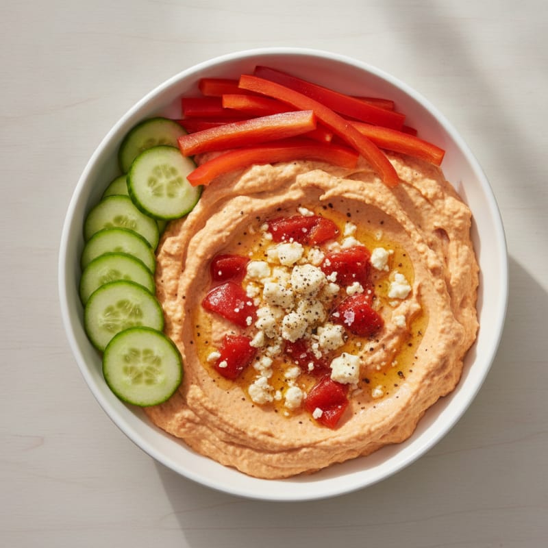 Roasted Red Pepper Feta Dip