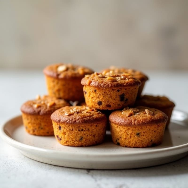 Protein-Packed Almond-Coffee Mini Cakes