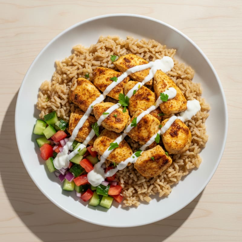 Chicken Shawarma Rice Bowl