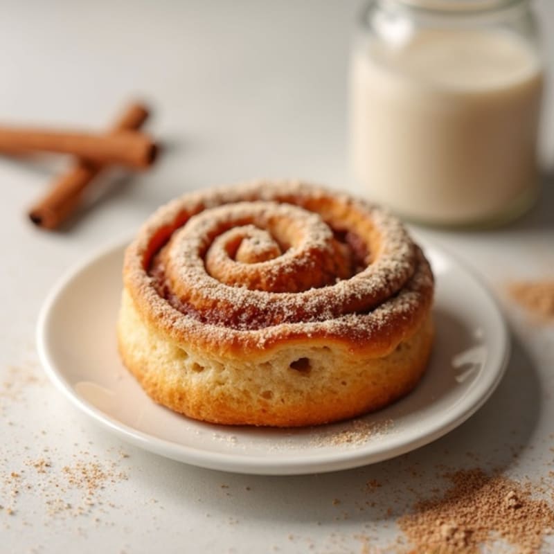 Protein-Packed Almond Flour Cinnamon Roll