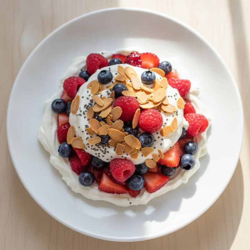 Creamy Greek Yogurt Protein Parfait with Berries