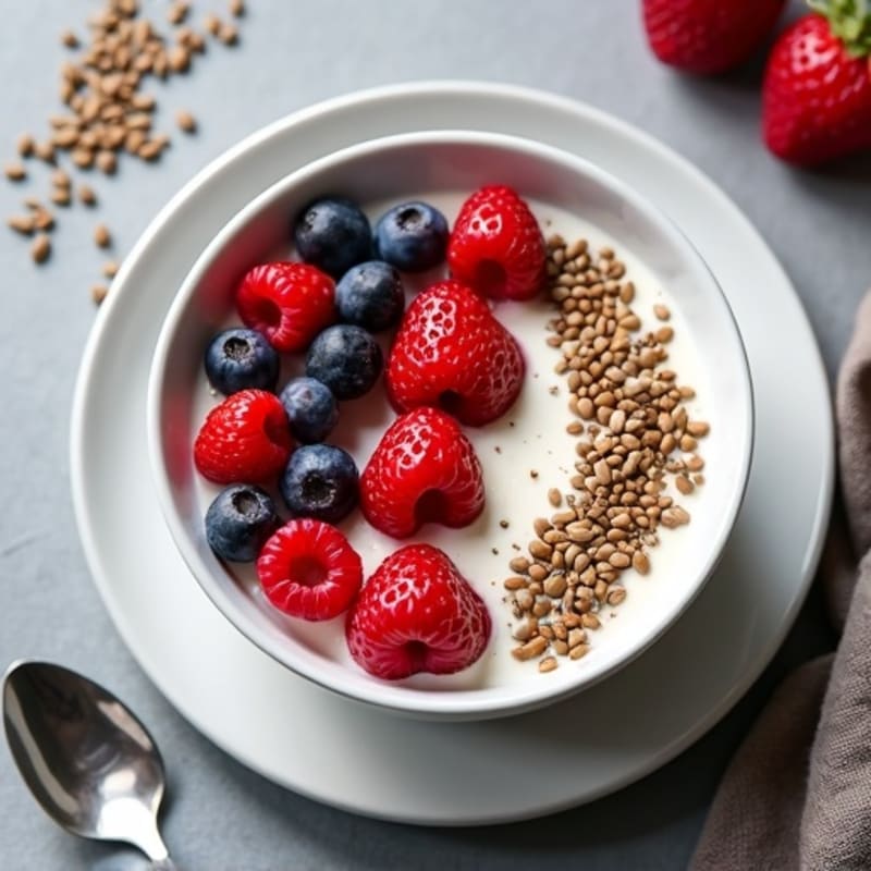 Protein-Packed Berry Breakfast Bowl with Seeds