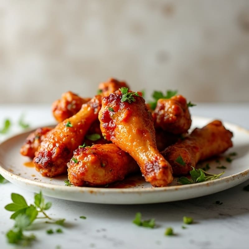 Crispy Honey Glazed Chicken Wings