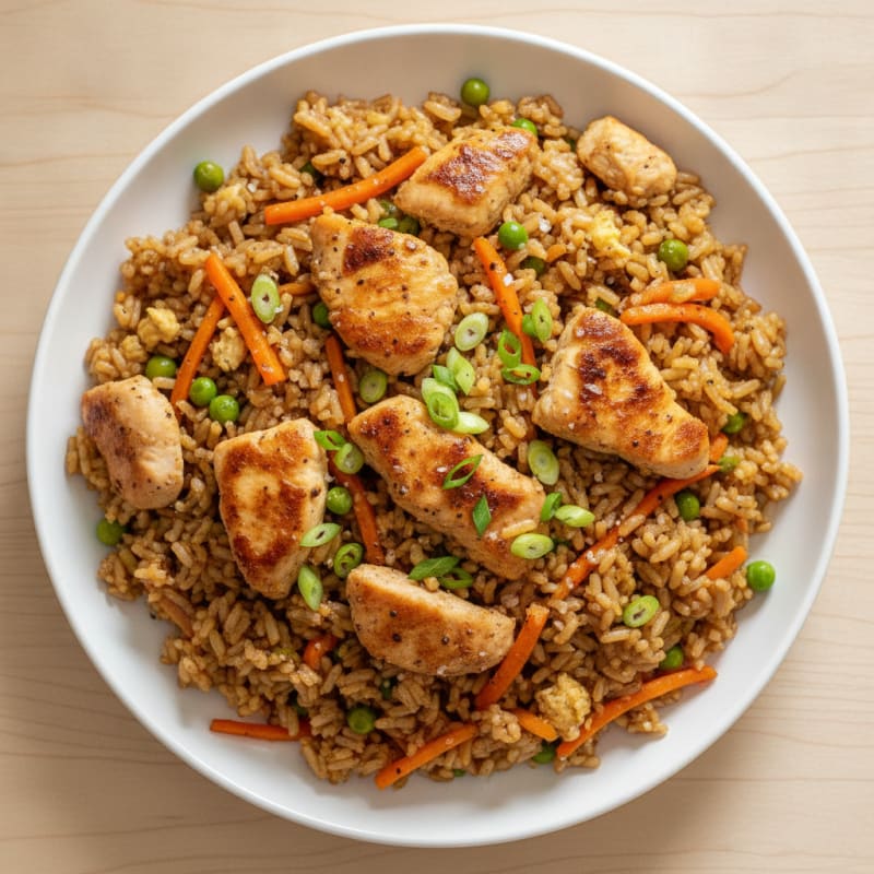 Chicken and Vegetable Fried Rice