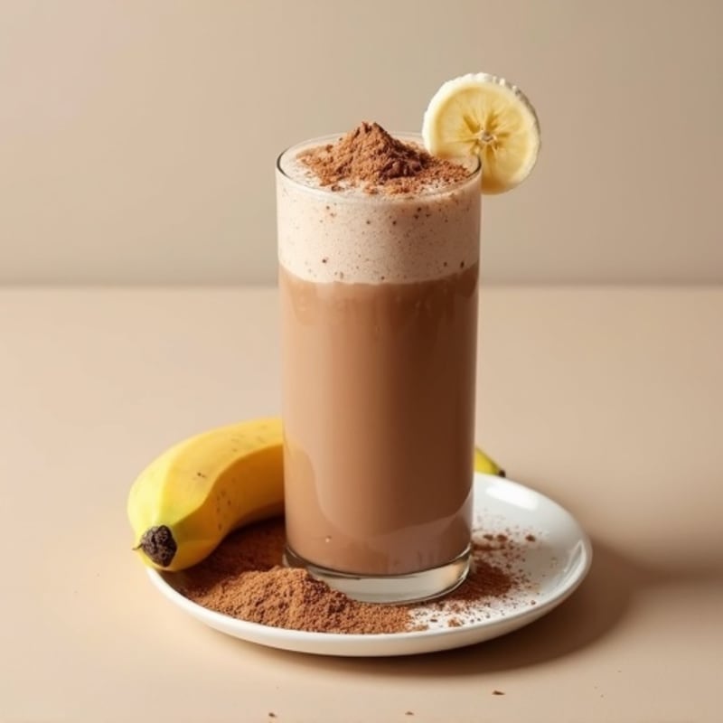 Creamy Chocolate Peanut Butter Protein Shake