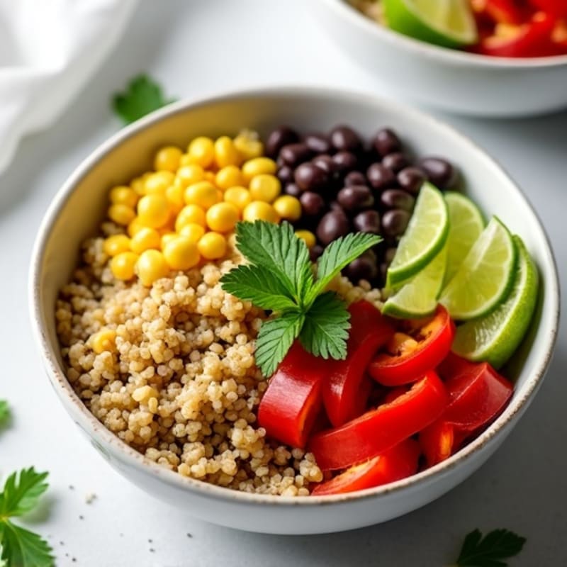 Zesty Lime Quinoa Black Bean Bowl
