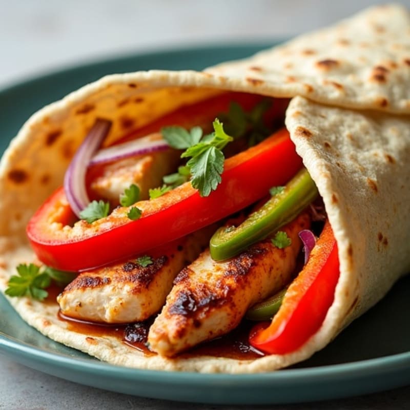 Sheet Pan Chicken Fajitas with Roasted Peppers and Onions
