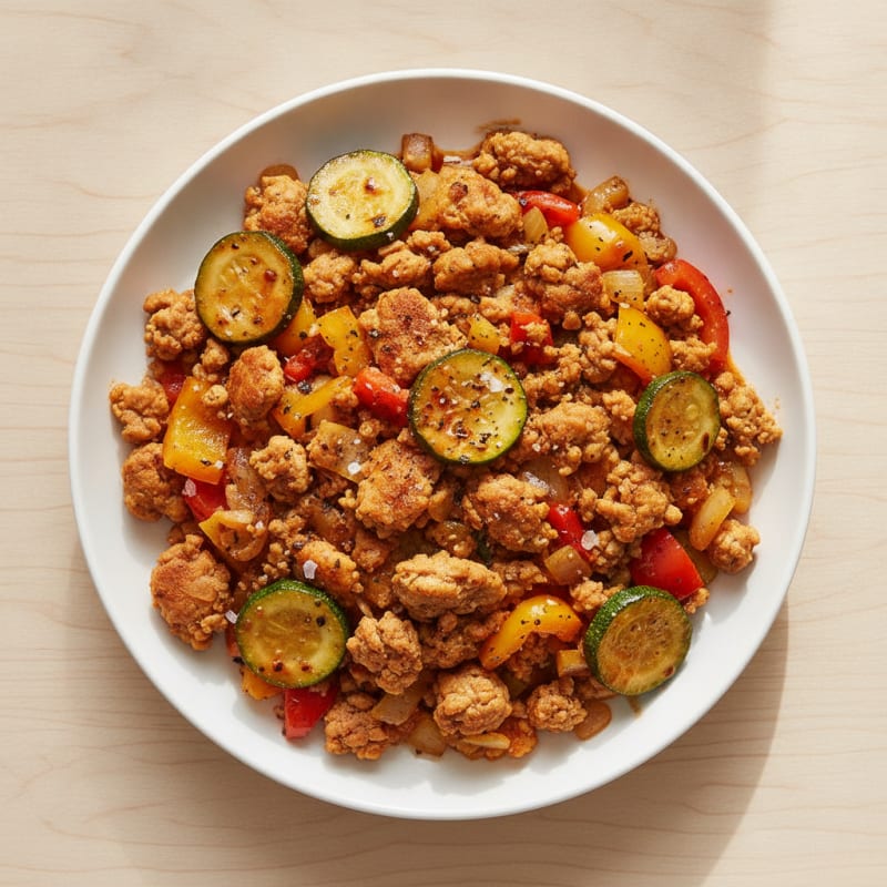 Ground Turkey and Vegetable Skillet