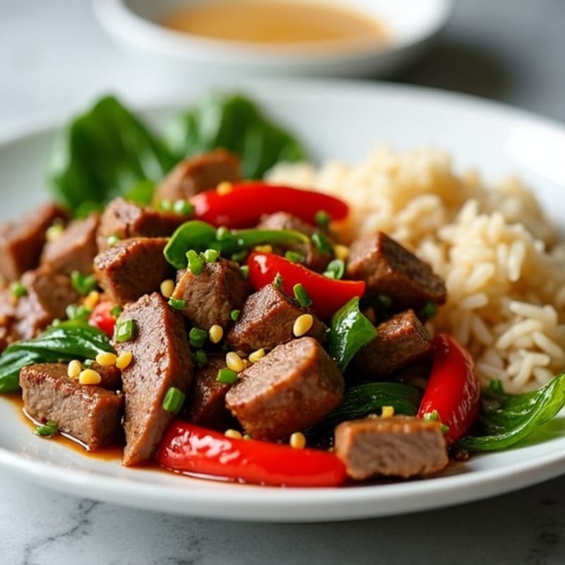 Sweet and Savory Garlic Ginger Beef