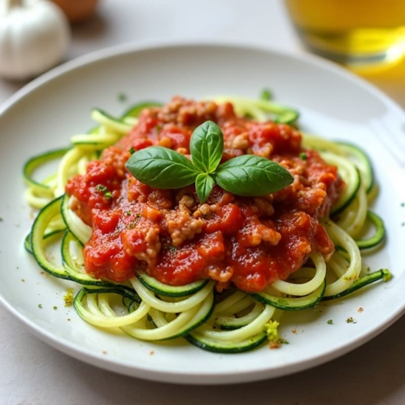 Protein-Packed Turkey and Zucchini Noodle Marinara