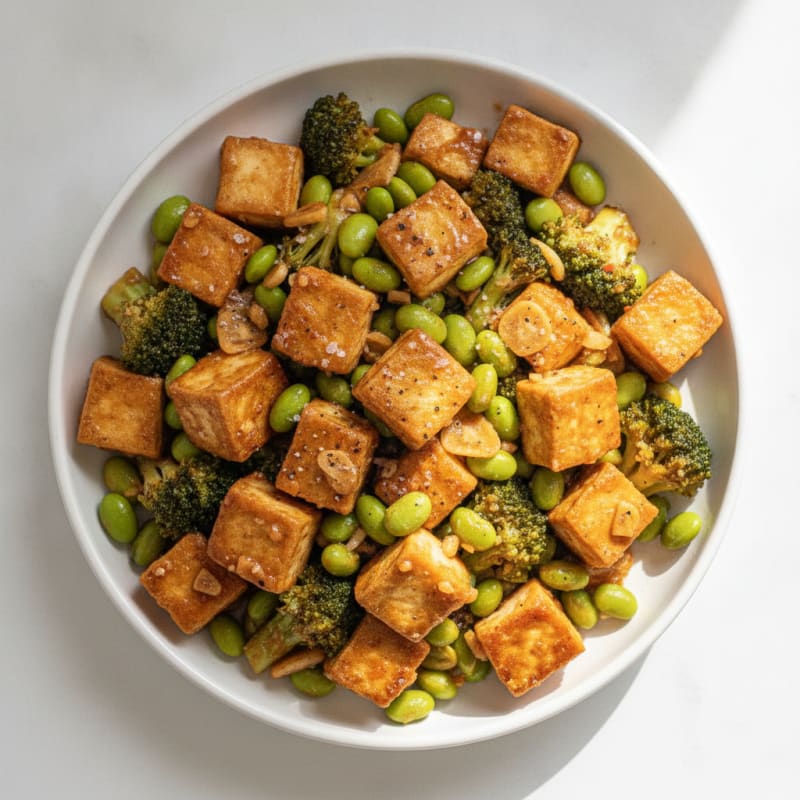 Garlic-Ginger Tofu Stir-Fry