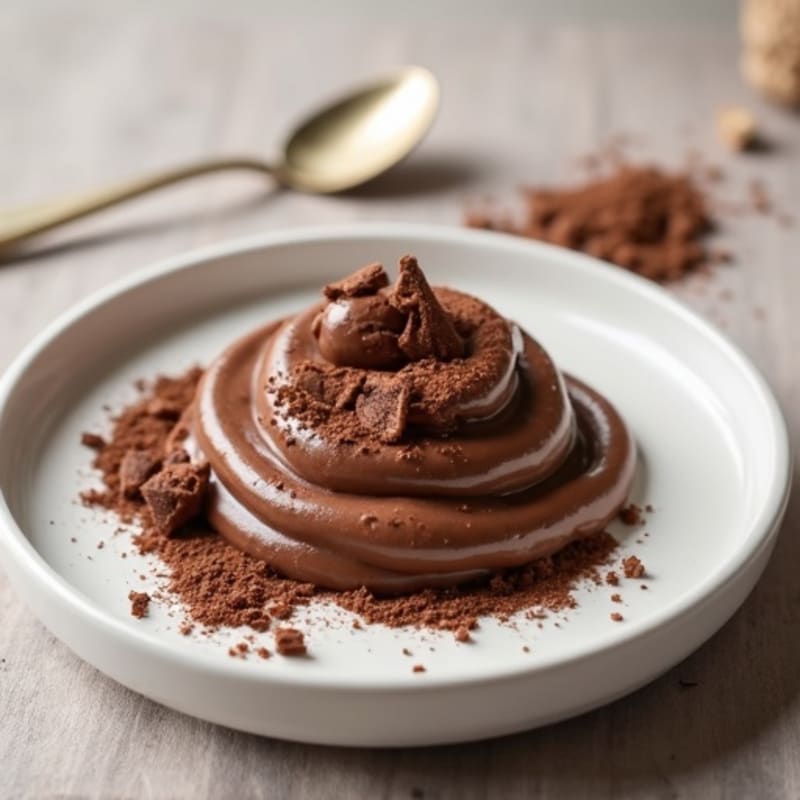 Silky Chocolate Protein Pudding with Greek Yogurt