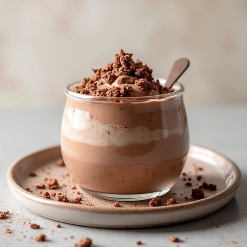 Creamy Greek Yogurt Chocolate Protein Pudding