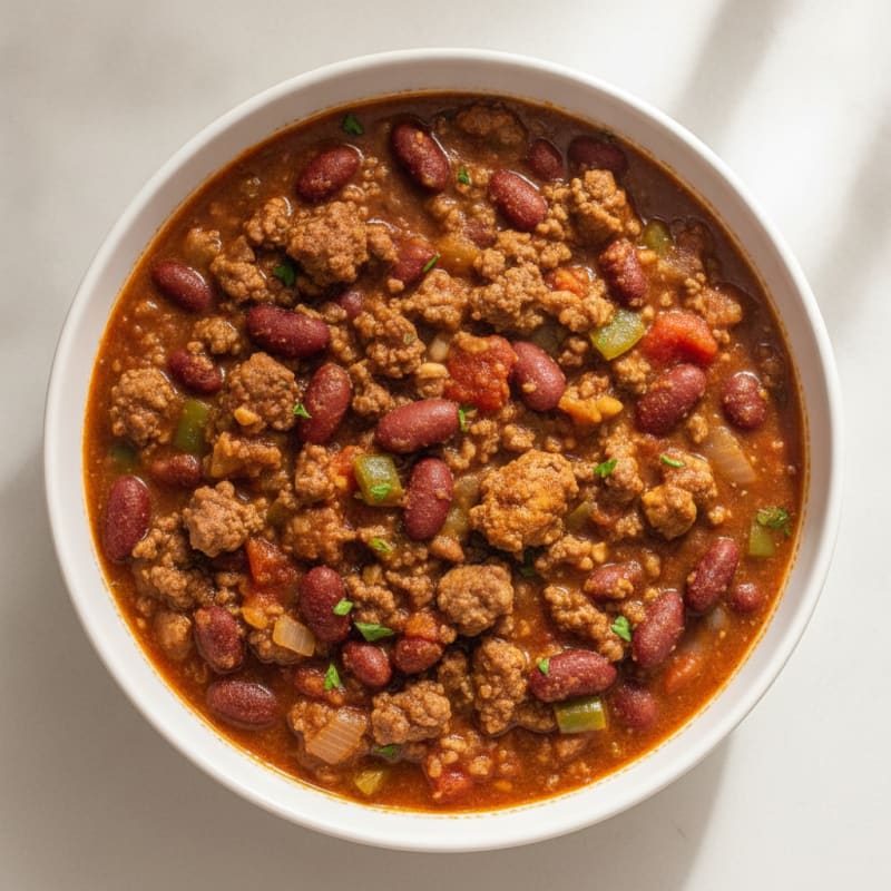 Hearty Beef and Bean Chili