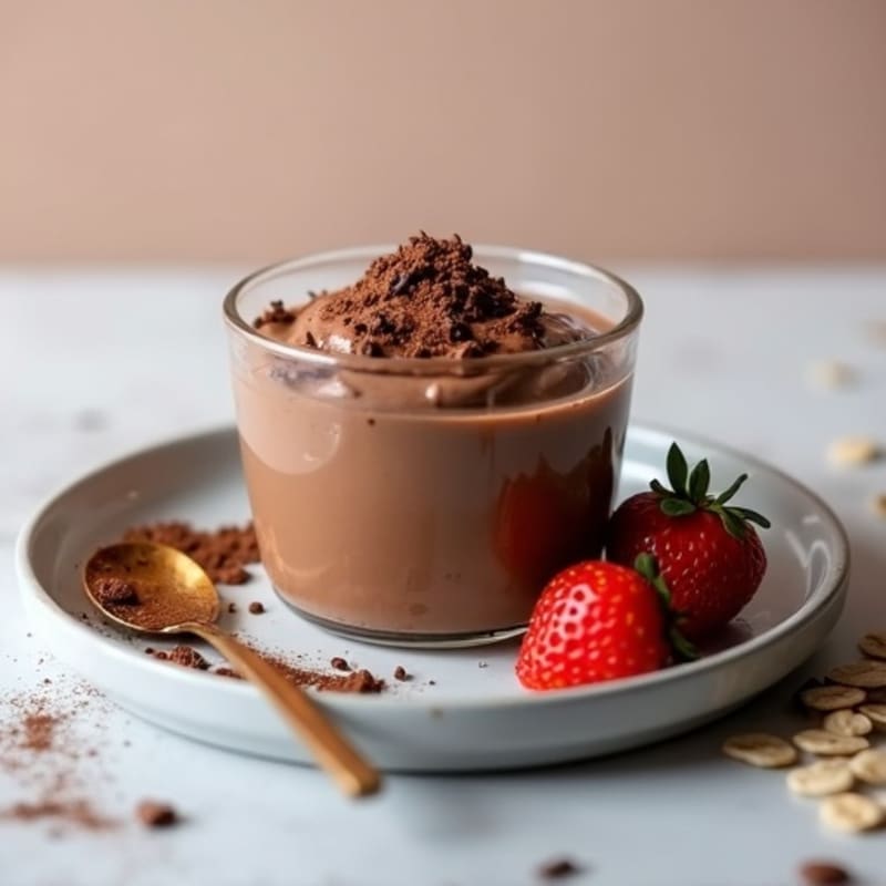 Silky Chocolate Protein Pudding