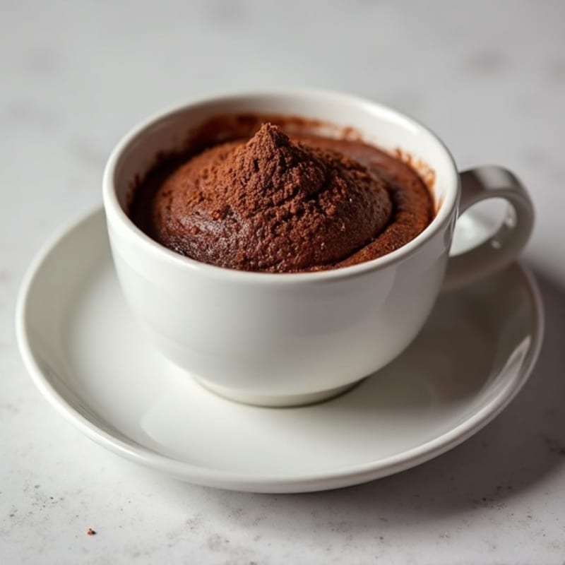 Protein-Rich Double Chocolate Mug Cake
