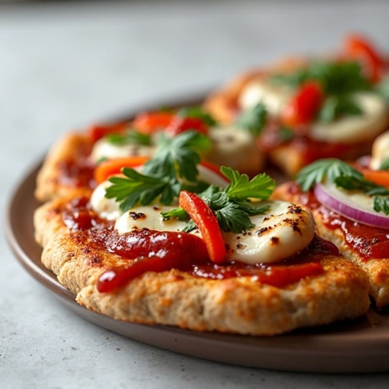 Crispy BBQ Chicken Flatbread Pizza