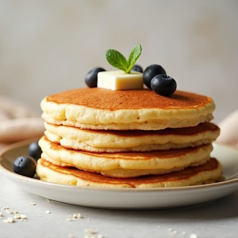 Healthy Fluffy Cottage Cheese Pancakes