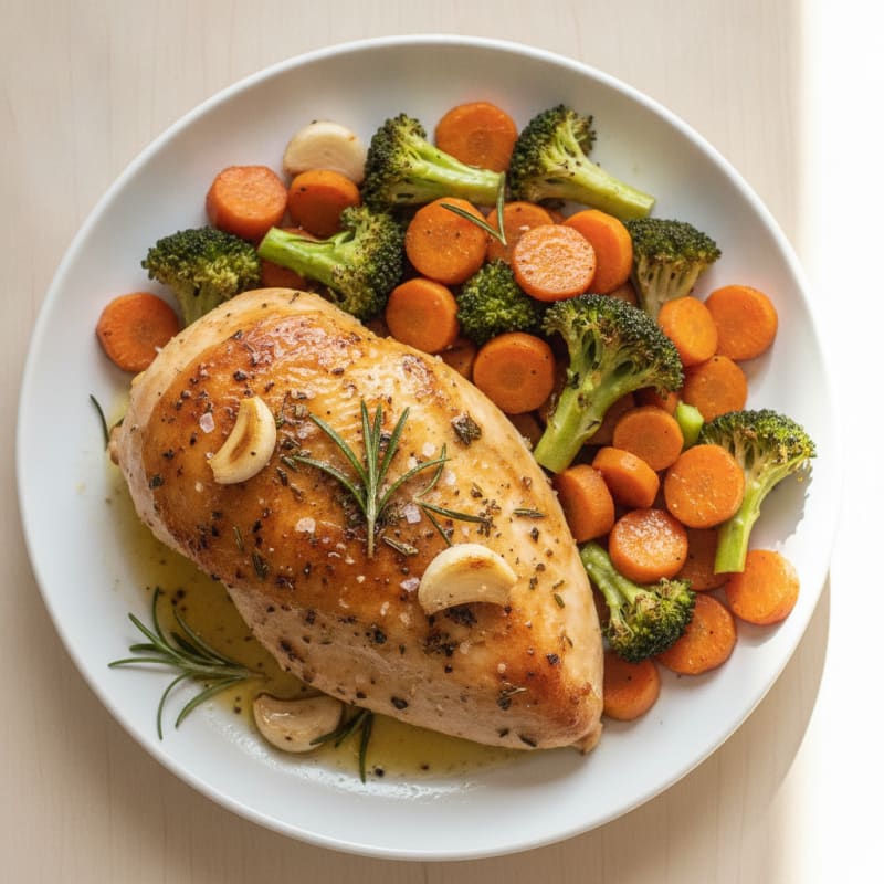 Garlic Herb Roasted Chicken